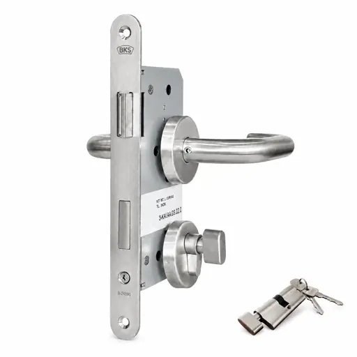 Kit Interior Llave Mariposa Línea Tubular Curva en C